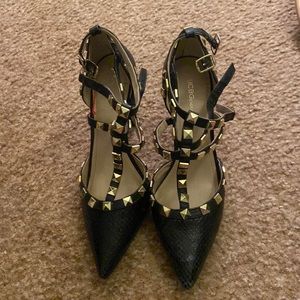 BCBG studded heels